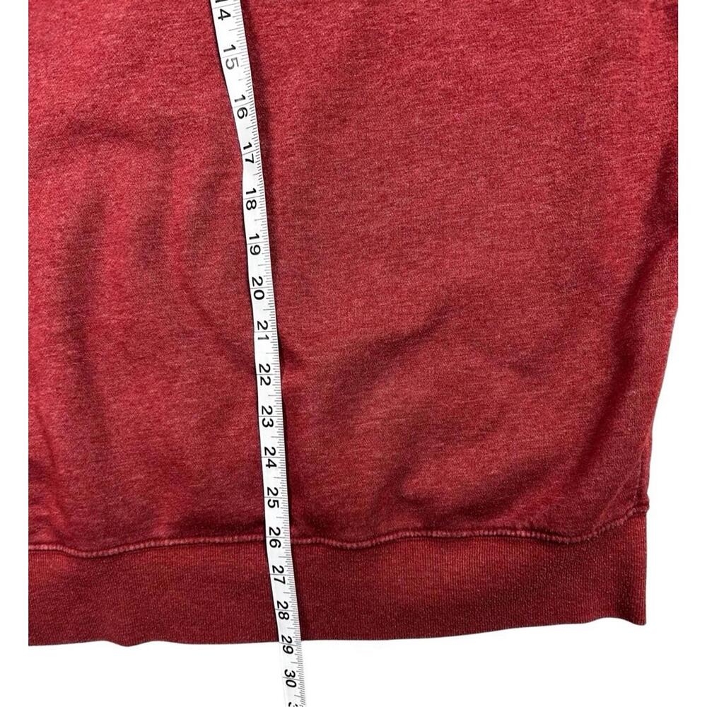 Looney Tunes Hoodie 2XL Red Warner Bros Character Graphic Sleeve Pullover - Picture 11 of 12